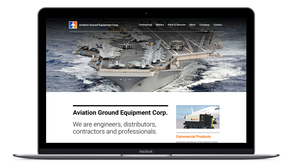 Aviation Ground Equipment Custom web design on macbook, Branding services, brand identity design, branding and marketing, branding agency